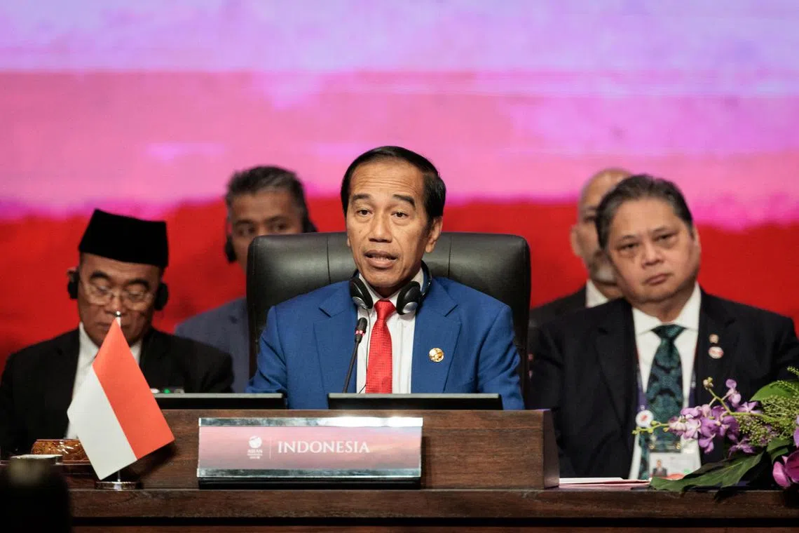 Indonesian President Joko Widodo said that peace and stability were key to achieving prosperity.