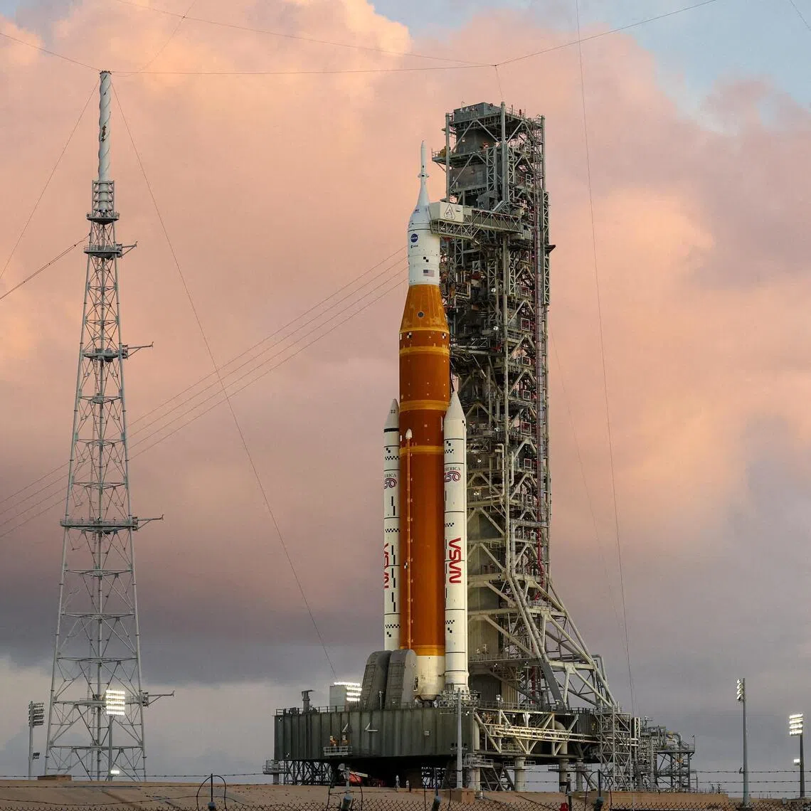 Weather conditions appeared favourable for an on-time liftoff in the agency's two-hour launch window on April 1.