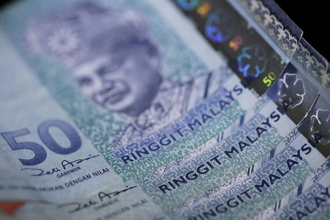 Against the Singapore currency, the ringgit jumped 1.3 per cent to 3.332 per Singdollar.