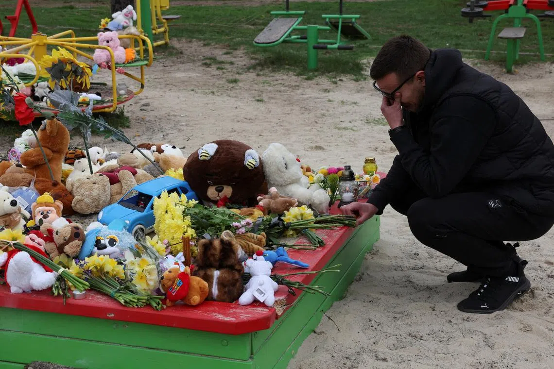 Ukraine's Kryvyi Rih mourns victims of Russian missile strike