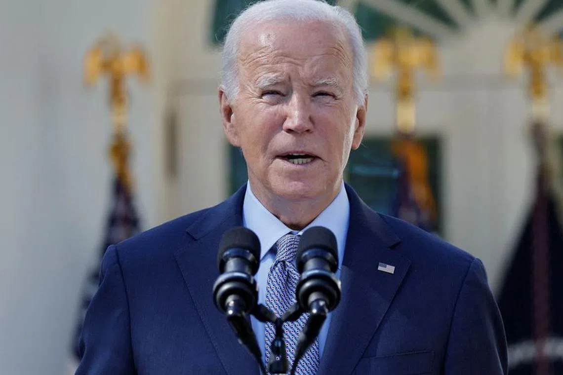 U.S. President Joe Biden delivers remarks on his efforts to curb so-called junk fees, from the Rose Garden at the White House in Washington, U.S., October 11, 2023.  REUTERS/Jonathan Ernst/File Photo