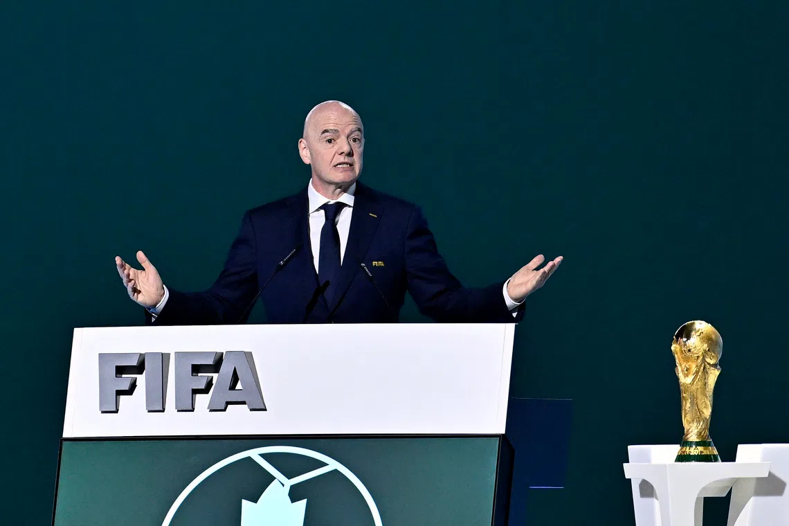 FIFA president Gianni Infantino held a crisis meeting with senior staff in Rabat, Morocco.