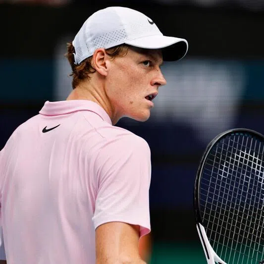 Four-time Grand Slam champion Jannik Sinner had handed 22nd-ranked Czech Lehecka his first service break of the tournament for a 2-1 lead.