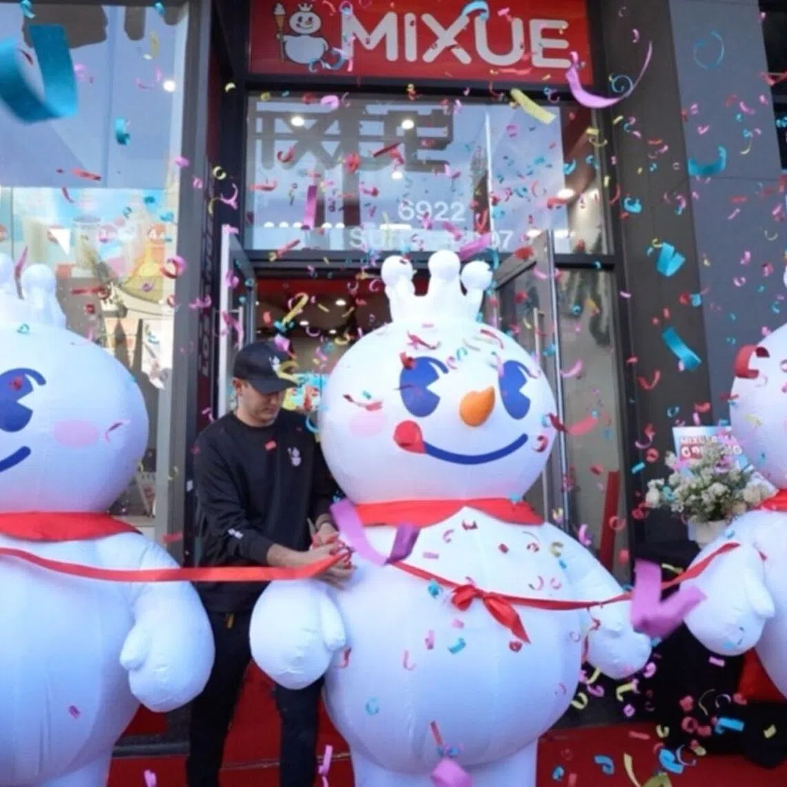 Mixue Group opened its first brick-and-mortar store in the US on Dec 20, 2025, in Hollywood.