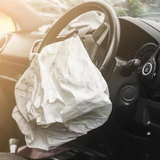 The US auto safety agency said the air bag inflators malfunctioned in crashes, sending metal fragments into drivers' chests, necks, eyes and faces.