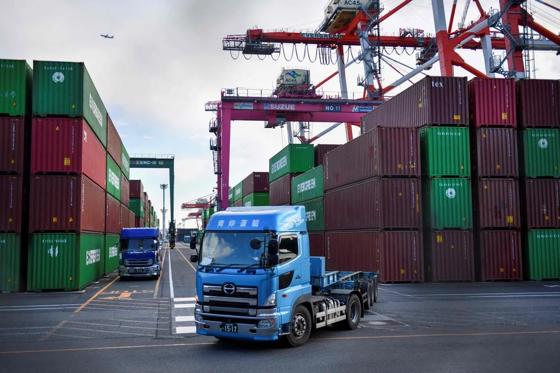 Japan's import bill continued to rocket upward, fueled by a historic slide in the yen that has already helped push the economy back into reverse.