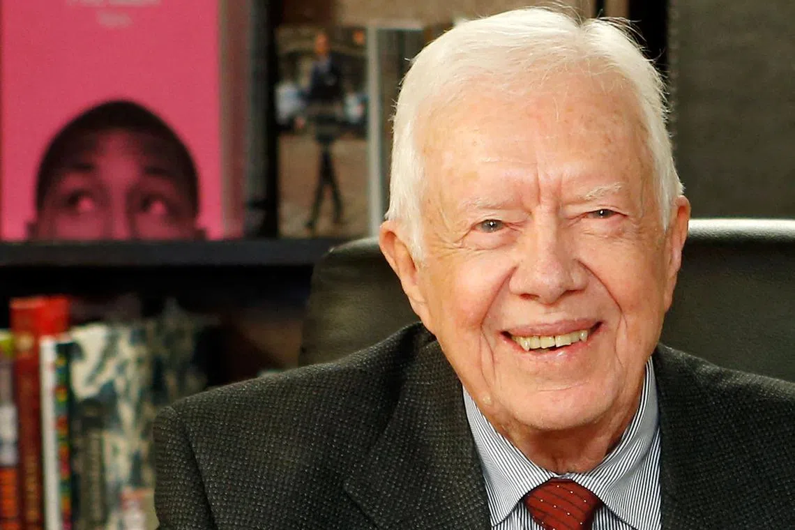 The former American leader did not abuse the hospitality of his hosts; he did not criticise the Chinese government.