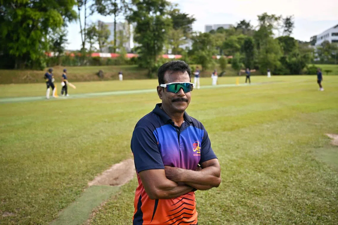 Sarika Siva Prasad, 65, has been coaching cricket at Anglo-Chinese School (Independent) since 1998.