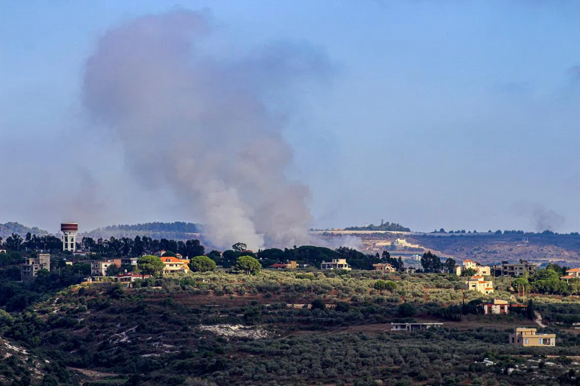 Israel and Hezbollah have been trading fire since Hezbollah announced a "support front" with Palestinians.