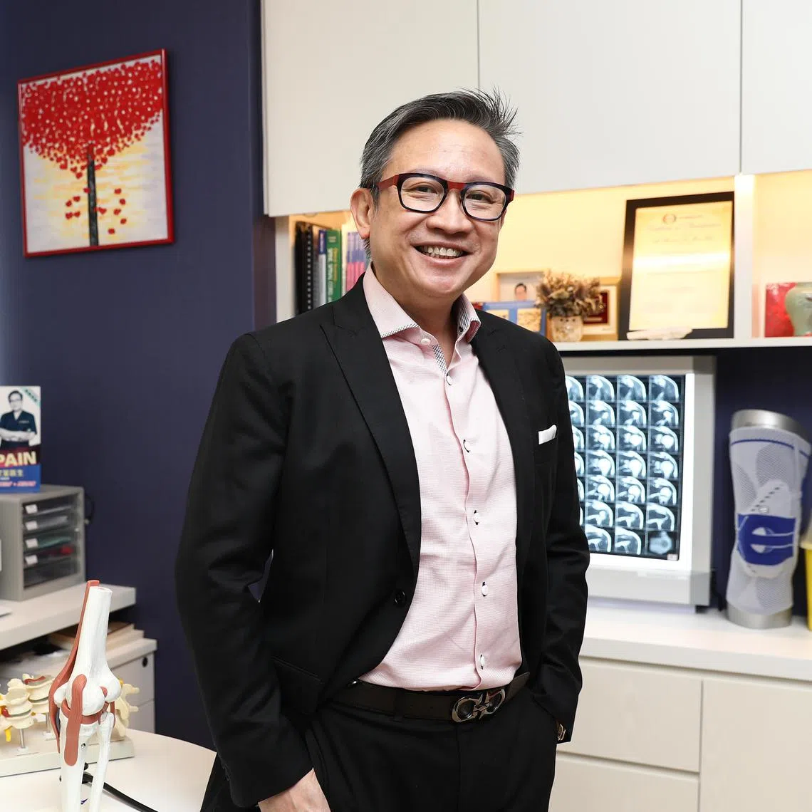 Dr Bernard Lee (above), CEO of Singapore Paincare, and Dr Jeffrey Loh, chief operating officer, signed off WhatsApp messages to shareholders ahead of a scheme meeting. 