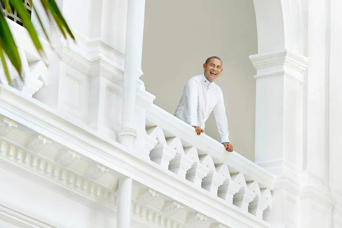 Famed Taiwan chef Andre Chiang opening 1887 by Andre restaurant at Raffles Hotel Singapore
