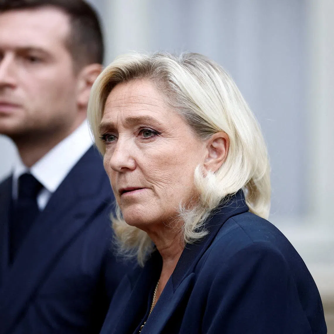 National Rally leaders Jordan Bardella (left) and Marine Le Pen have a solid shot at power in the upcoming election.