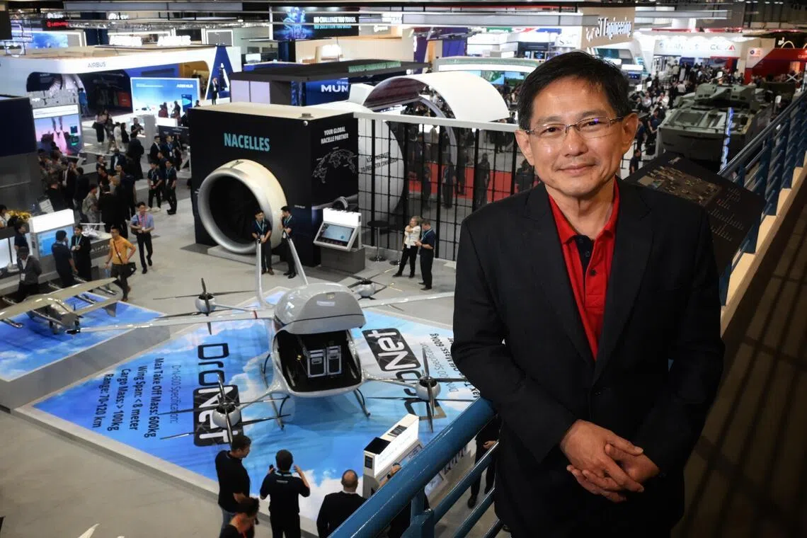 Mr Leck Chet Lam, managing director of the Singapore Airshow organiser Experia Events on Feb 6, 2026.