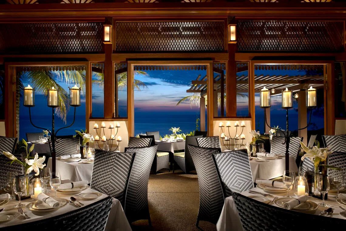 Nelayan, the resort’s beachfront restaurant.