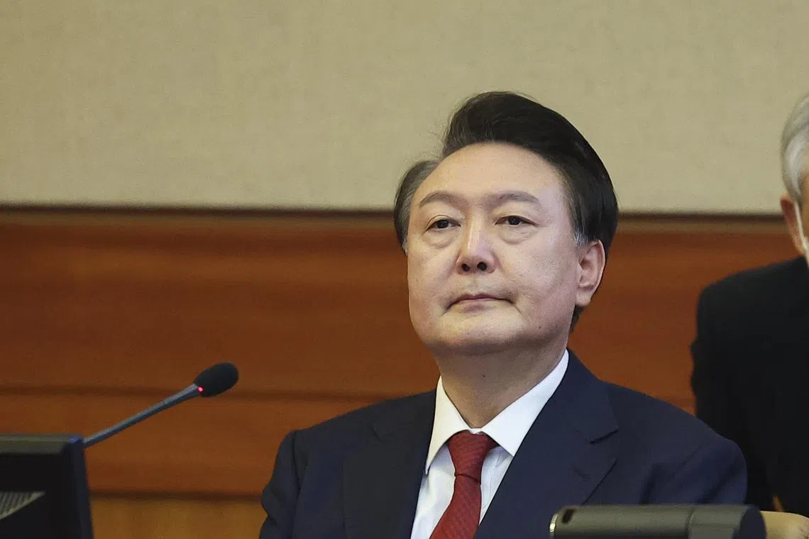 South Korea’s impeached President Yoon Suk Yeol has been refusing to appear for questioning since his arrest on Jan 15.
