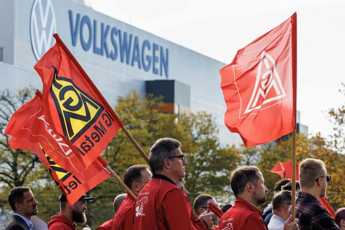 Volkswagen plans to close at least three factories in Germany, cut thousands of jobs and slash wages for tens of thousands of German workers as Europe’s biggest automaker tries to halt its tailspin.