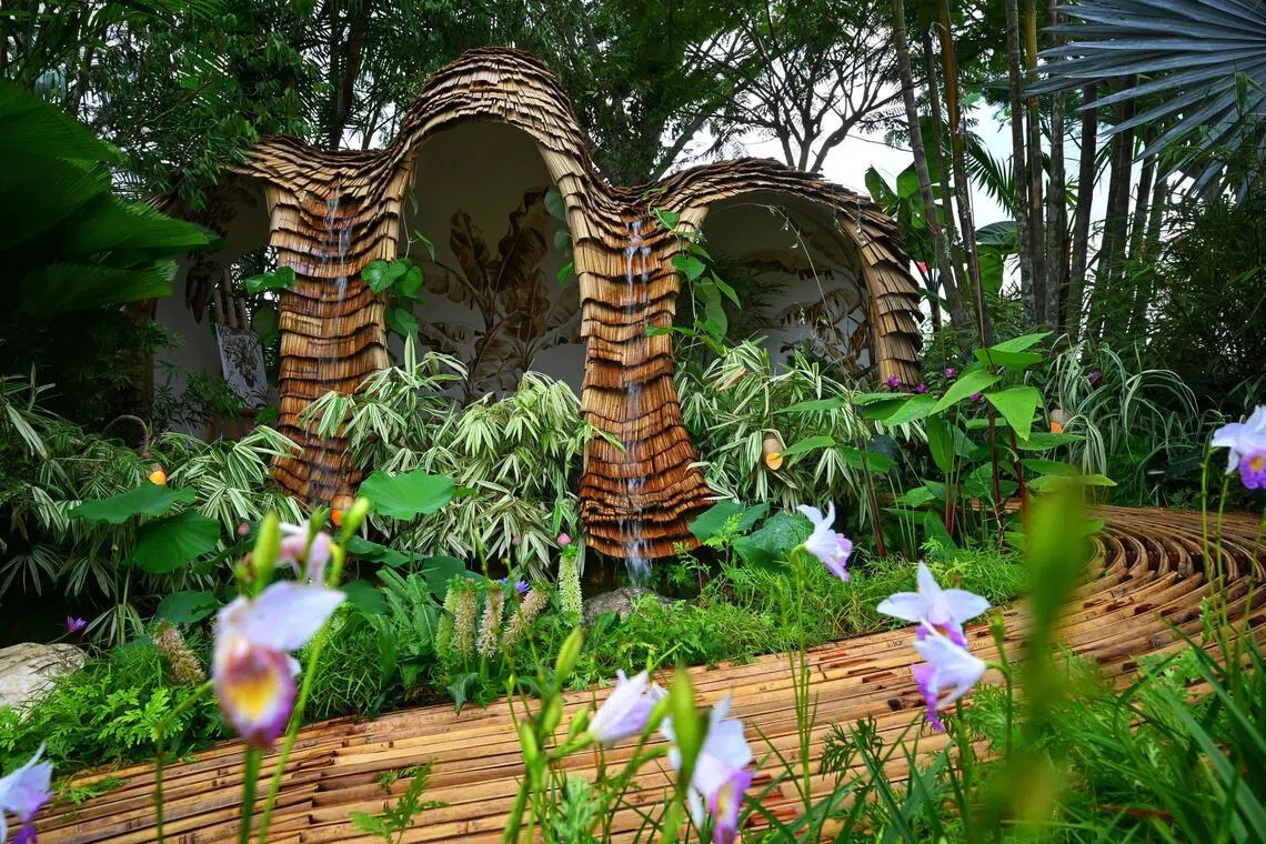Habitat for the soul by Leon Kluge at the Singapore Garden Festival on July 2, 2026.