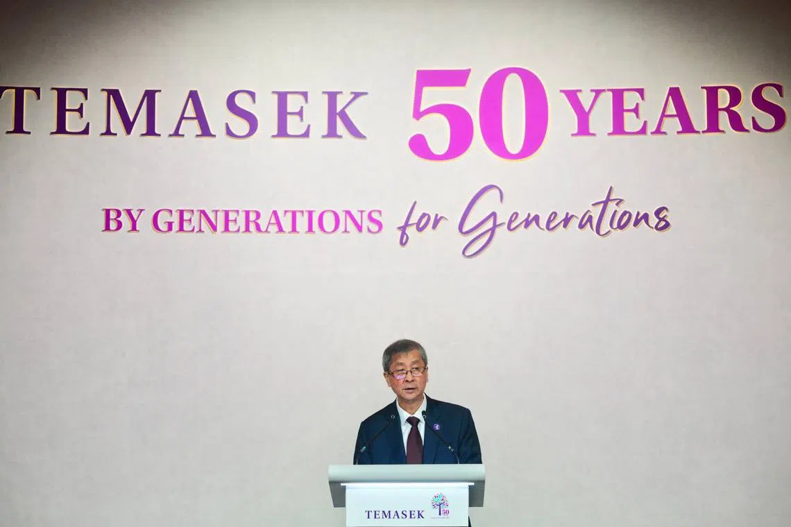 Temasek chairman Lim Boon Heng highlighted climate change as “the defining crisis of our time”.