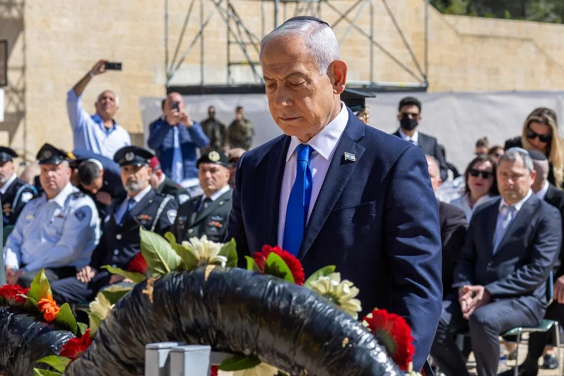 Mr Benjamin Netanyahu’s approval ratings have slipped and, with legislative elections due by late October, the political risks he faces are rising.