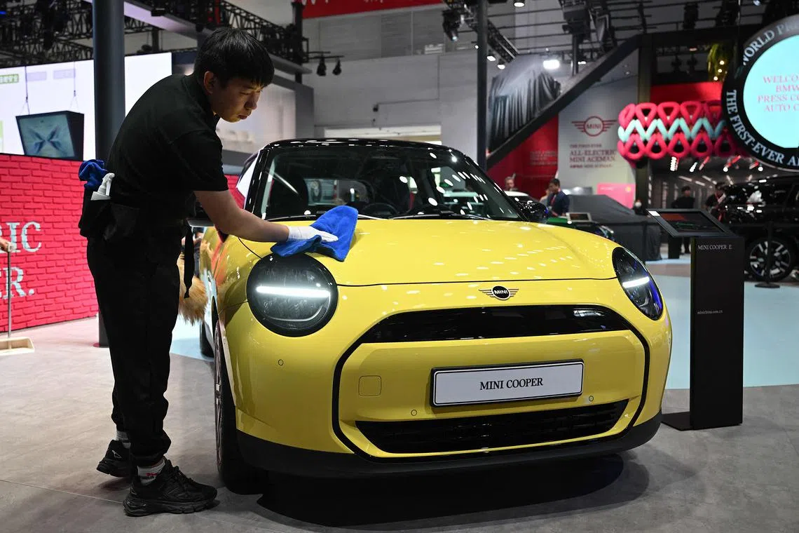 BMW imported 8,000 Mini Coopers with parts from a Chinese supplier banned under a 2021 law. 