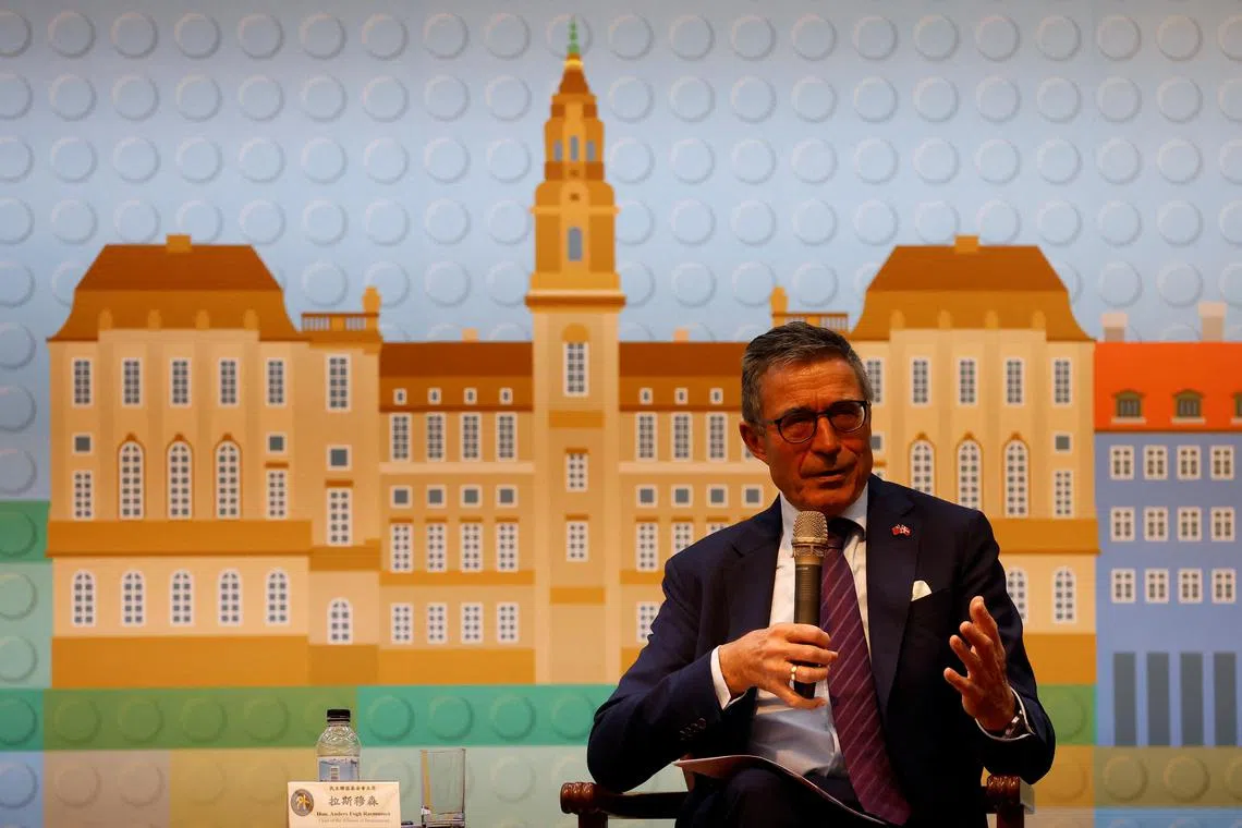 Former Nato secretary-general Anders Fogh Rasmussen drew a parallel between Russia’s invasion of Ukraine and China’s military aggression towards Taiwan.