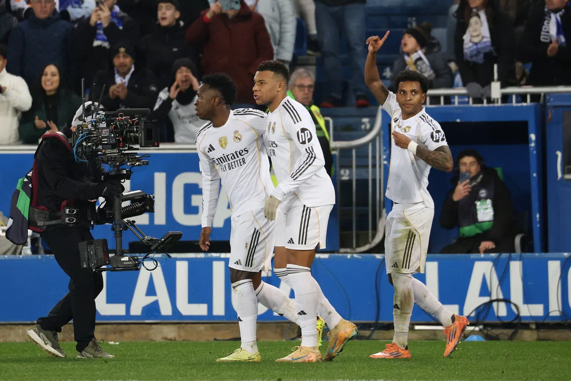 Rodrygo's winner lifts Real Madrid past Alaves to end losing streak