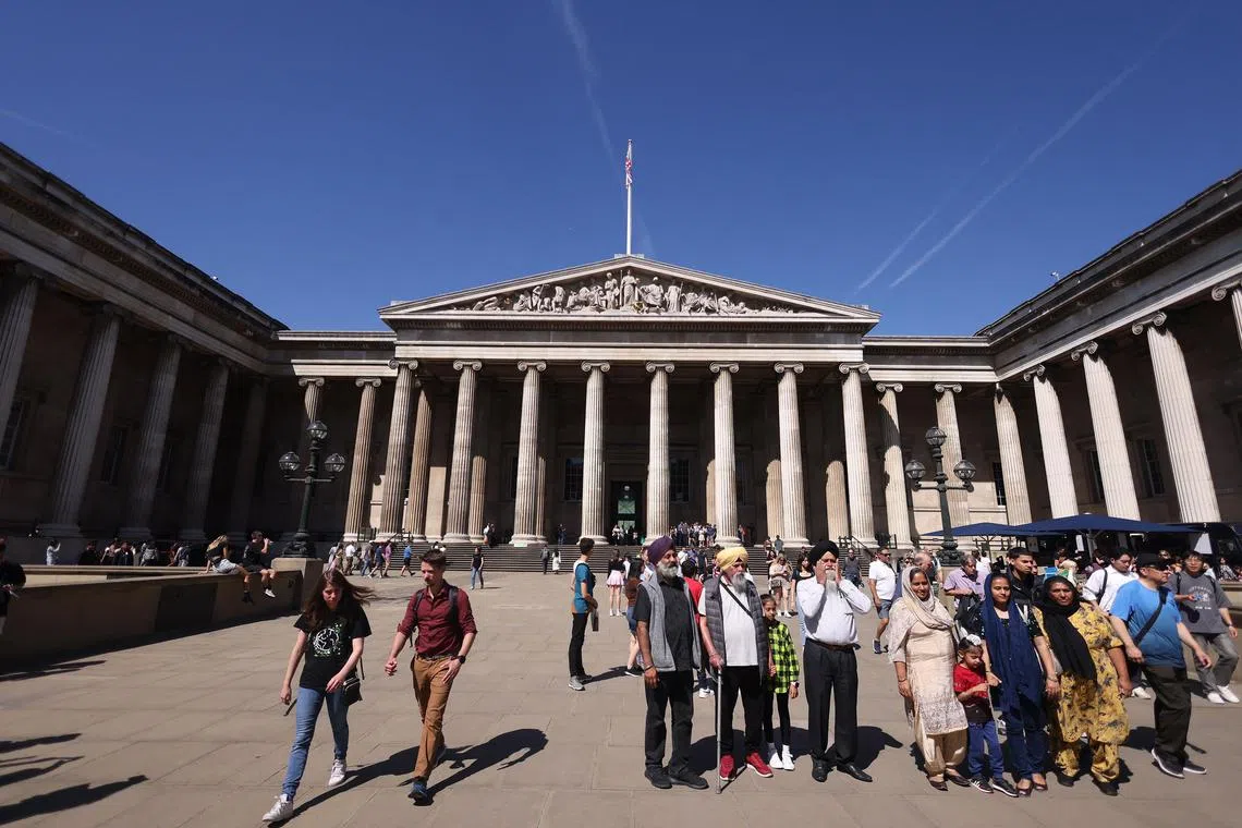 The Chinese state-run newspaper said the British Museum had 23,000 Chinese items.