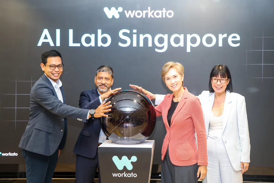 AI automation firm Workato launches Singapore lab, plans to add 65 staff