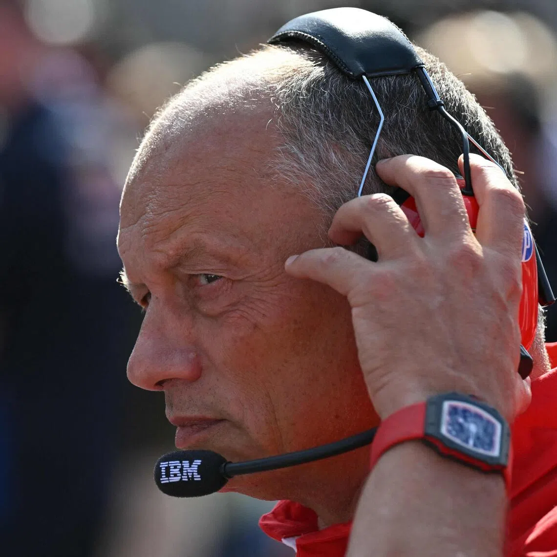 Ferrari’s French team principal Fred Vasseur has made clear his frustration at questions about his future at last weekend’s Azerbaijan Grand Prix in Baku.