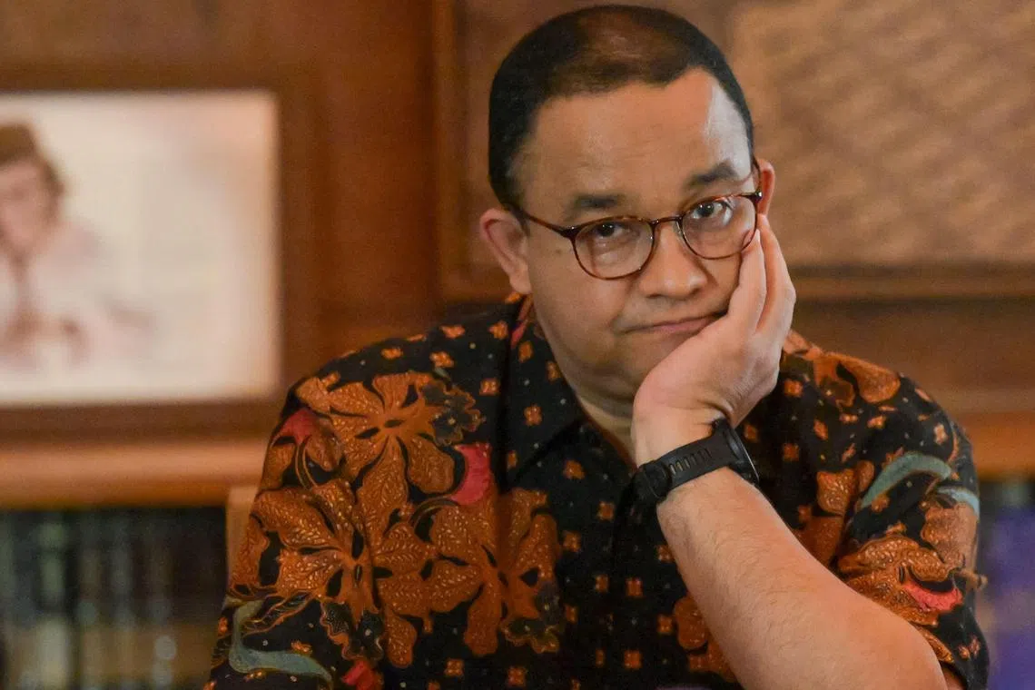 Former Jakarta governor Anies Baswedan has been fallen behind the top two candidates vying to become Indonesia's next president.