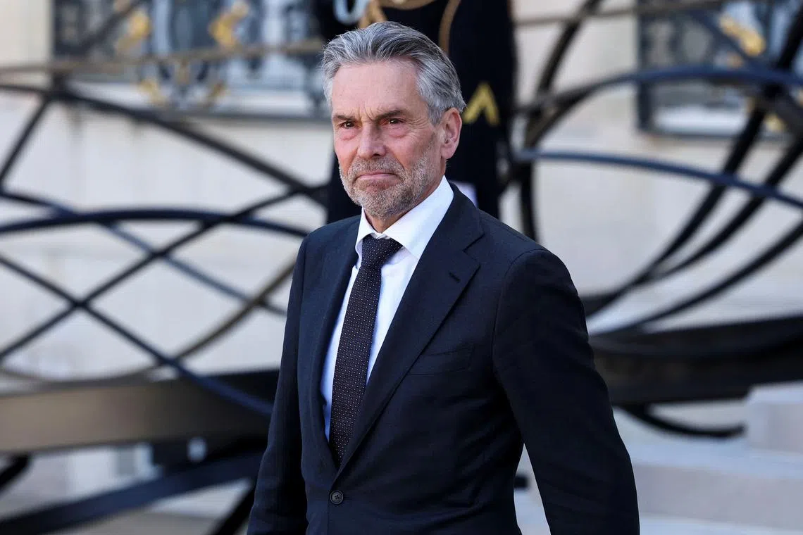 Netherlands' Prime Minister Dick Schoof leaves the Elysee Palace on the day of a meeting with European leaders and Ukraine's President Volodymyr Zelenskiy on peace and security for Ukraine, in Paris, France, March 27, 2025. REUTERS/Sarah Meyssonnier/File Photo