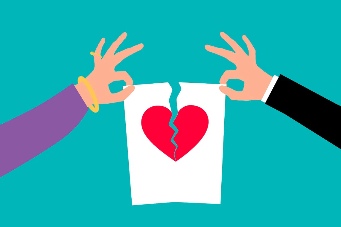 As at the end of August, about eight per cent of divorce applications were filed under divorce by mutual agreement.