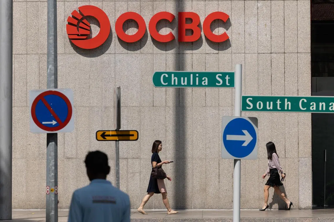 OCBC said July-September net profit increased to $1.97 billion from $1.81 billion a year earlier.