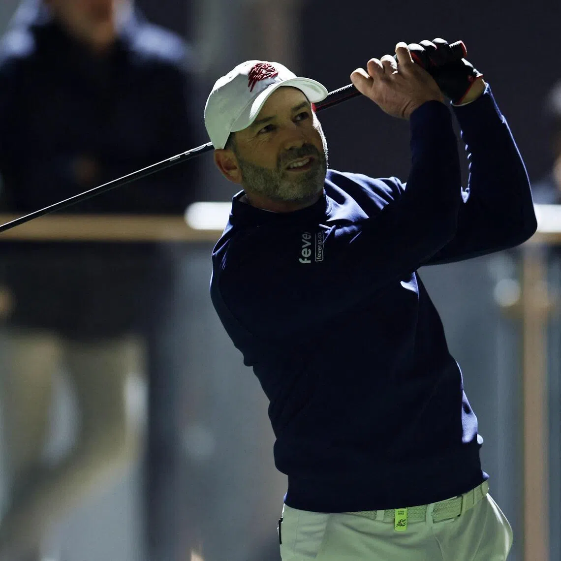 Golf - LIV Golf - Riyadh - Riyadh Golf Club, Riyadh, Saudi Arabia - February 6, 2026 
Fireballs GC's Sergio Garcia in action during the third round REUTERS/Hamad I Mohammed