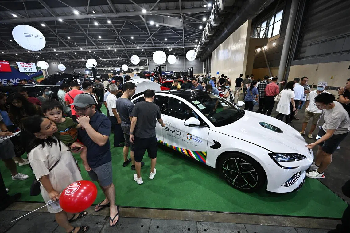 The LTA and NEA said most electric car models will enjoy the same level of rebates in 2025 as in 2024.