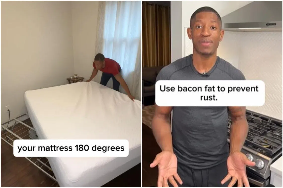 After Mr Kyshawn Lane started sharing his household hacks on social media, he amassed more than one million followers on Instagram.