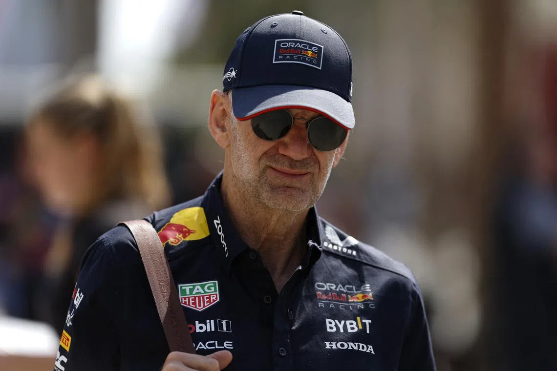Formula One F1 - Bahrain Grand Prix - Bahrain International Circuit, Sakhir, Bahrain - March 2, 2024 Red Bull chief technical officer Adrian Newey ahead of the Bahrain Grand Prix REUTERS/Hamad I Mohammed