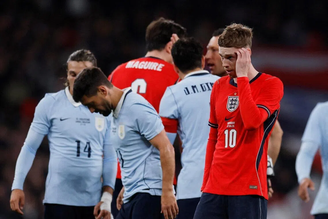 Fabric bulging around the shoulder seams was visible on shirts worn by teams including England, France and Uruguay, during friendlies ahead of the World Cup.