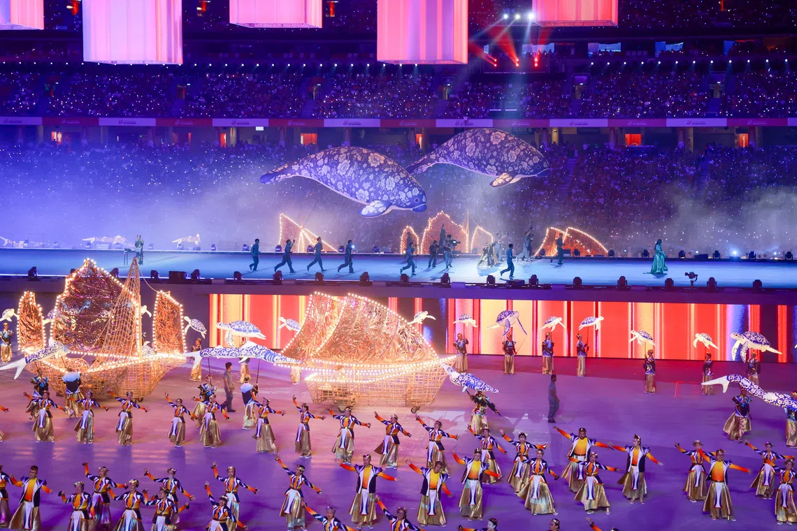 Performers during chapter three of NDP 2026.