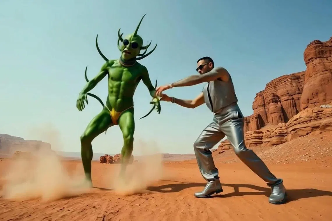 Yung Raja's music video for his song FORREAL was made with generative AI.