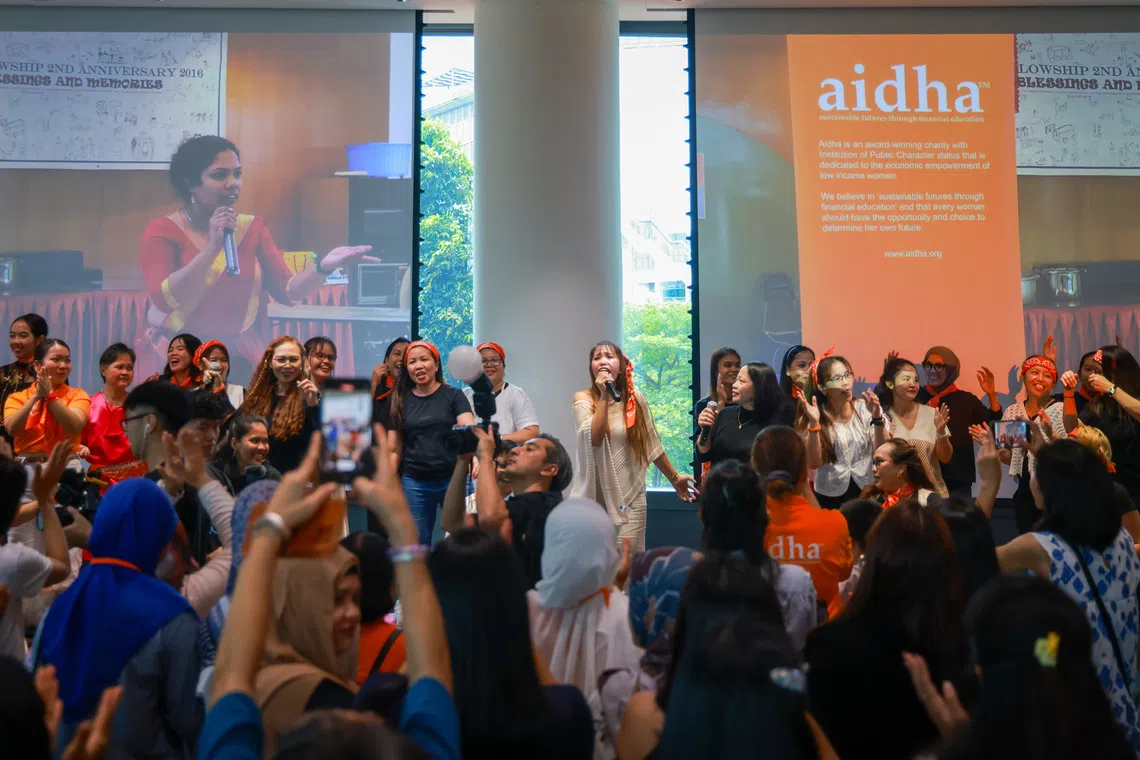 straitstimes.com - Andrew Wong - Aidha launches free financial education course, in-person helpdesk for domestic workers in S'pore