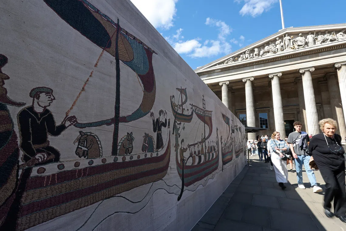 Blind man challenges British Museum over lack of audio tours for Bayeux Tapestry