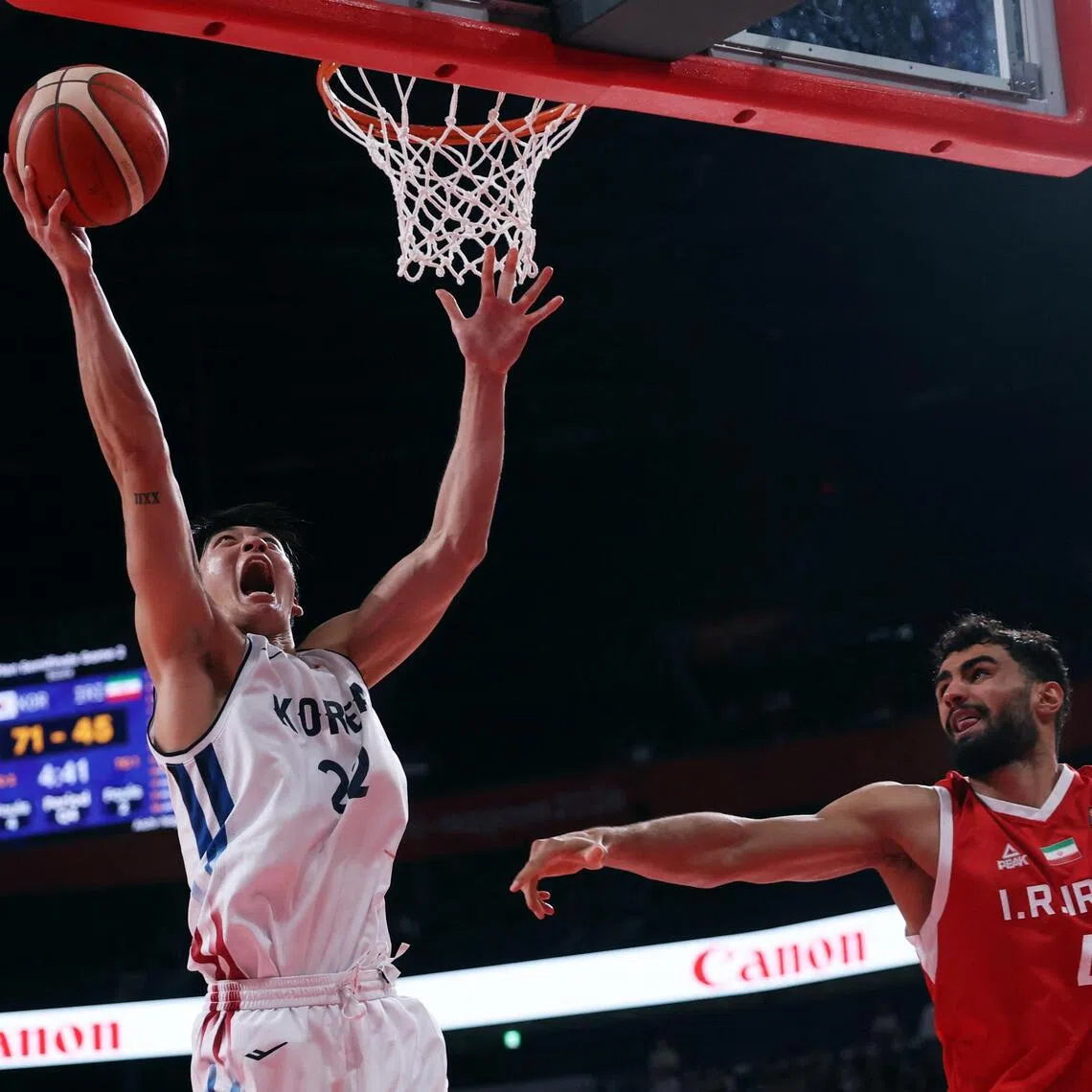 South Korea are aiming to win their first men’s basketball gold in the Asian Games since 2014.