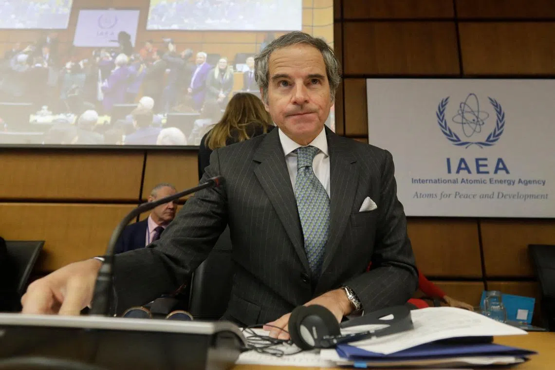 UN nuclear watchdog chief Rafael Grossi told France's Le Monde newspaper that Iran has the pieces for a nuclear bomb and could "eventually put them together".