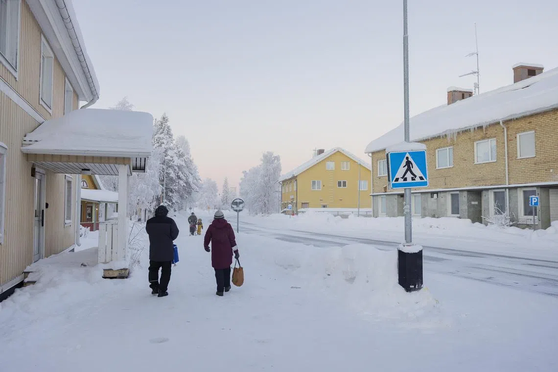 A cold snap has hit Sweden and neighbouring Finland.