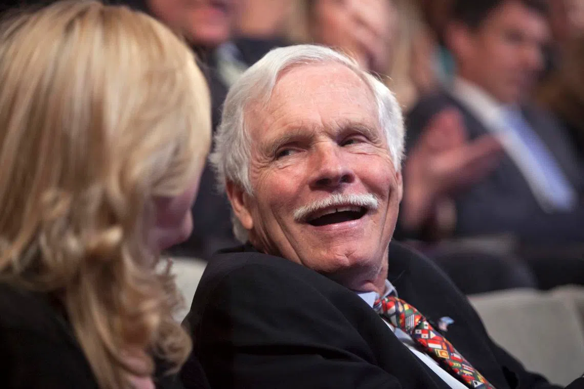 Ted Turner, founder of CNN, attends the screening of \"Cold War\", a documentary chronicling the events that fuelled the war between the United States and the Soviet Union, at the Paley Center for Media in New York April 29, 2012. REUTERS/Allison/ File Photo