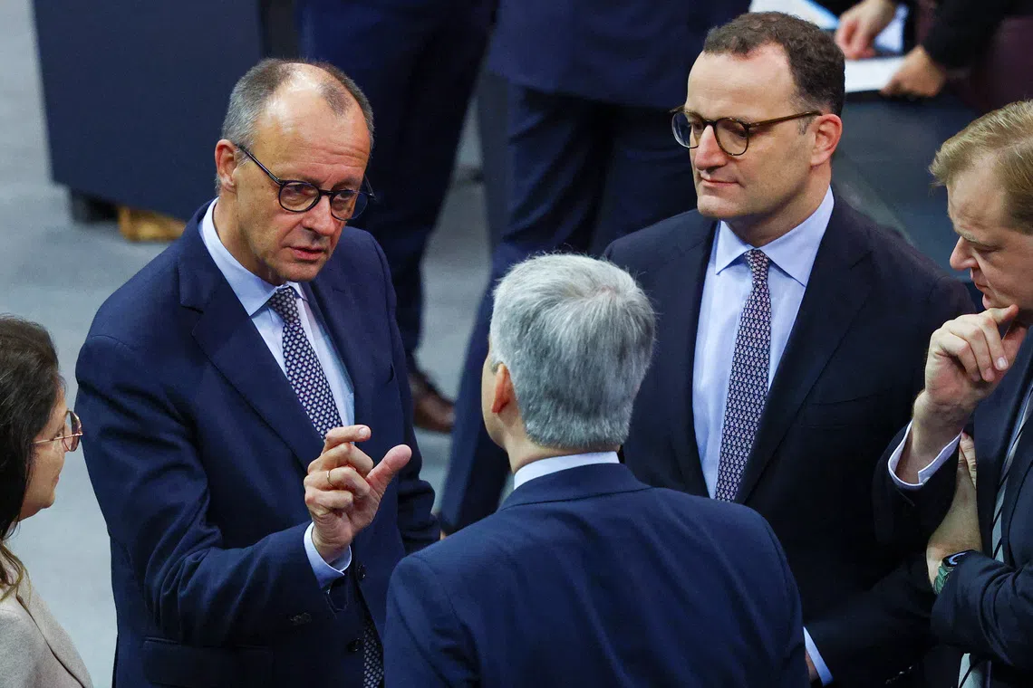 Germany's Merz secures absolute majority for pensions bill