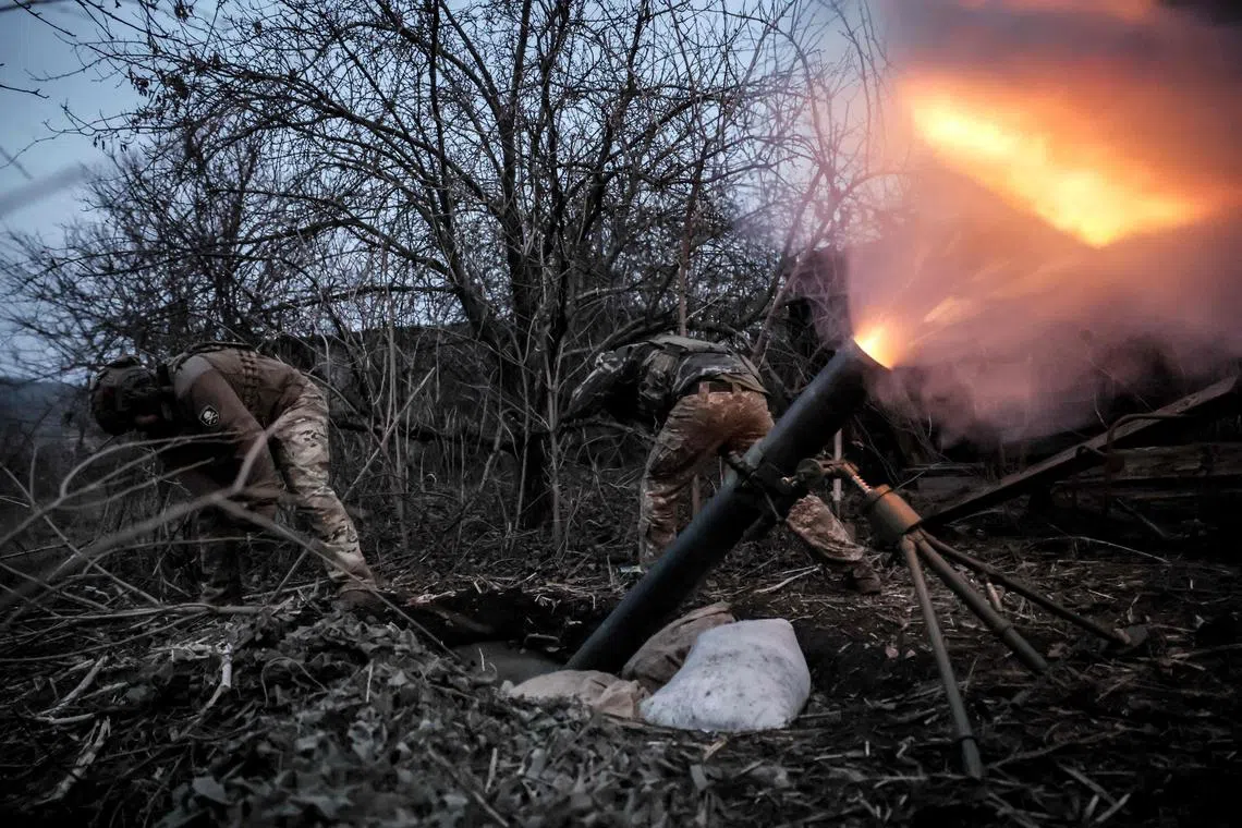 In the eastern Donetsk region, Russian strikes on March 22 killed at least two people and wounded three.