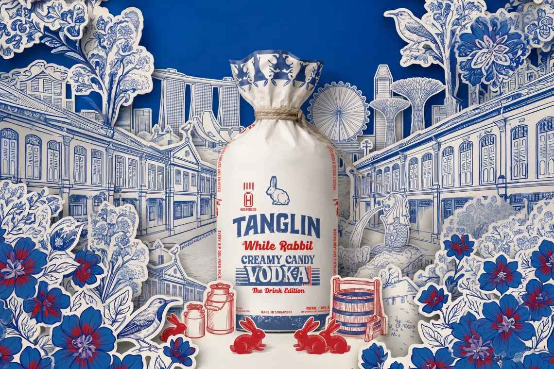 Tanglin Distillery, in a tie-up with the nostalgic candy brand, is set to launch the Tanglin White Rabbit Creamy Candy Vodka.