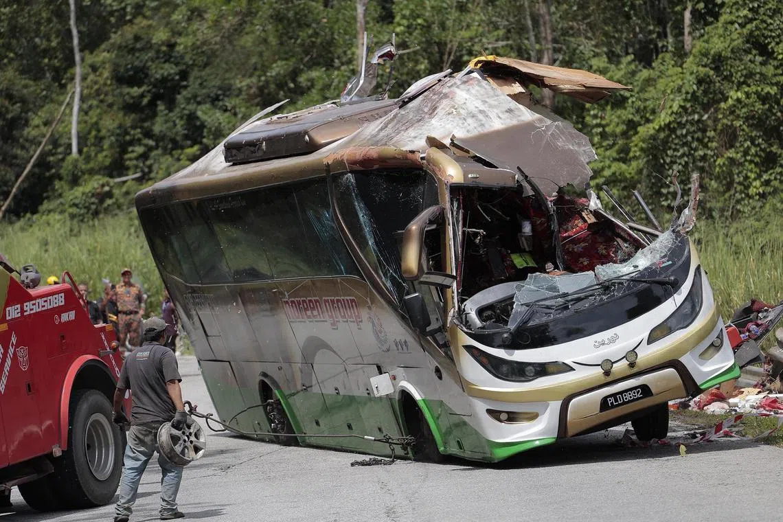 Fifteen university students died in an accident on the East-West Highway near Gerik, Perak on June 9, 2025. 